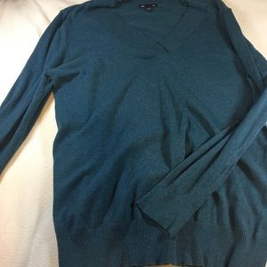 Soft pullover teal sweater